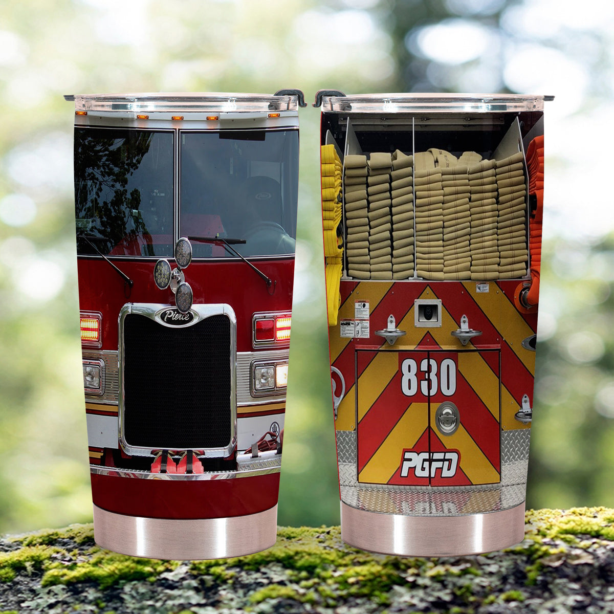 Best Custom Firefighter Tumbler - Stainless Steel Tumbler 20oz With Lid and Straw Gifts For Firefighter From Wife, Father's Day, Birthday, Retirement, Appreciation 1 1657006366192.jpg