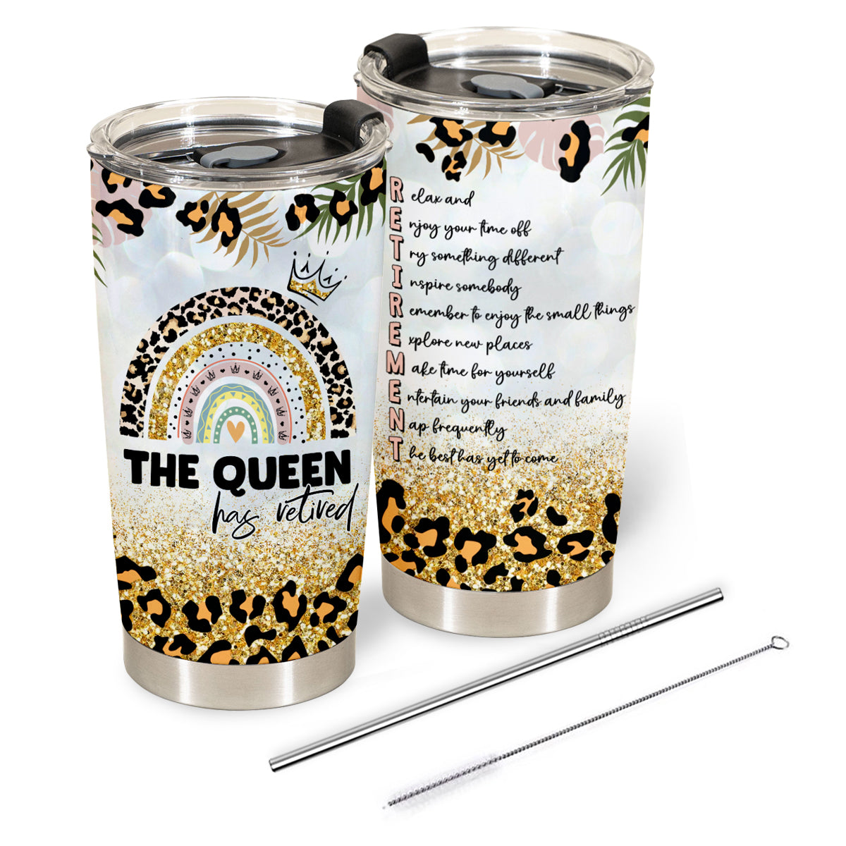 Best Custom Tumbler Retirement Gifts For Women 2022 - 20oz Stainless Steel Retired Gifts For Women Retired People, Coworkers, Friends - Retirement Party Decorations 2  1657939780288.jpg