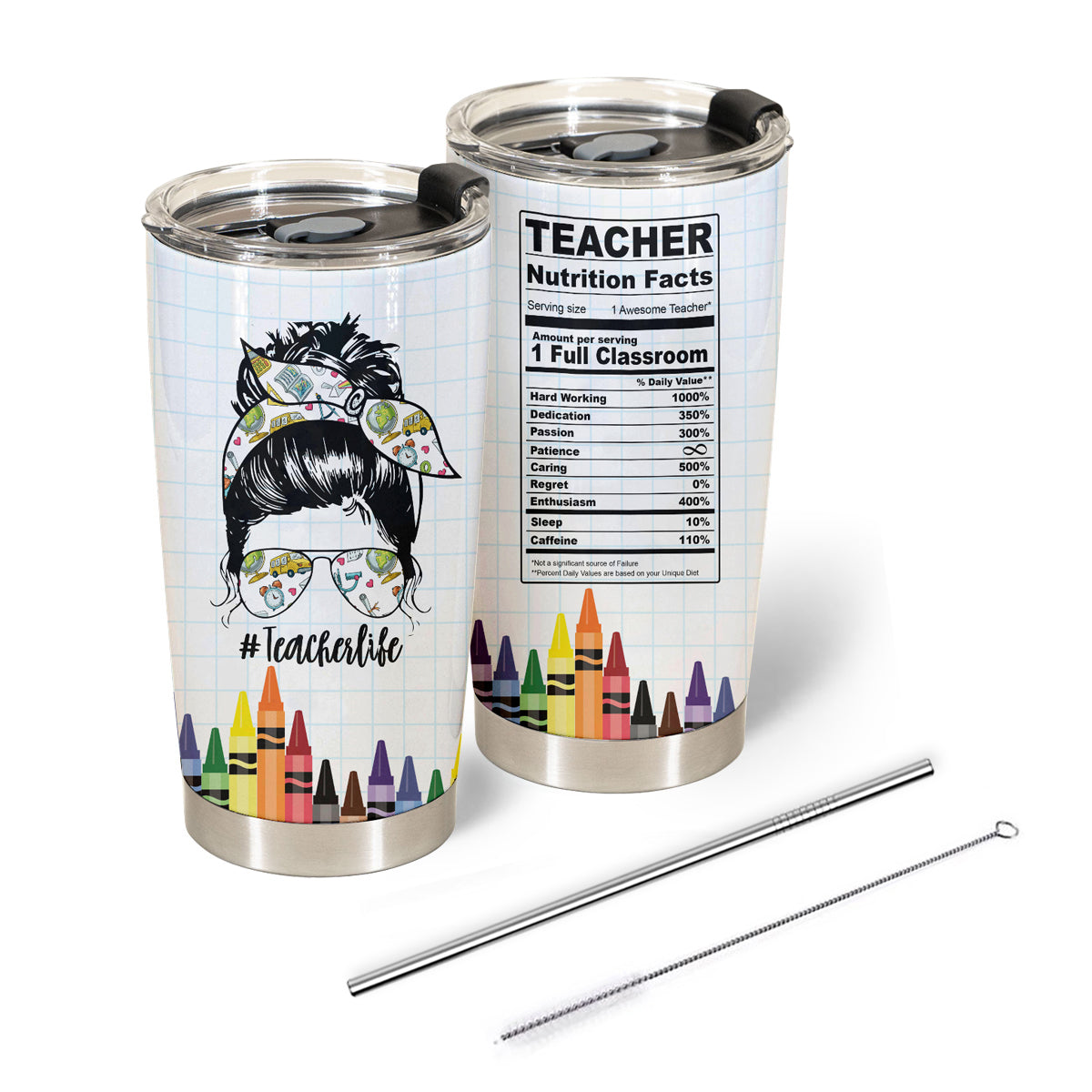 Best Custom Teacher 20oz Tumbler With Lid and Straw - Cute Idea for Appreciation Week, Virtual Teaching, Best, Valentines Day 3 1658135295646.jpg
