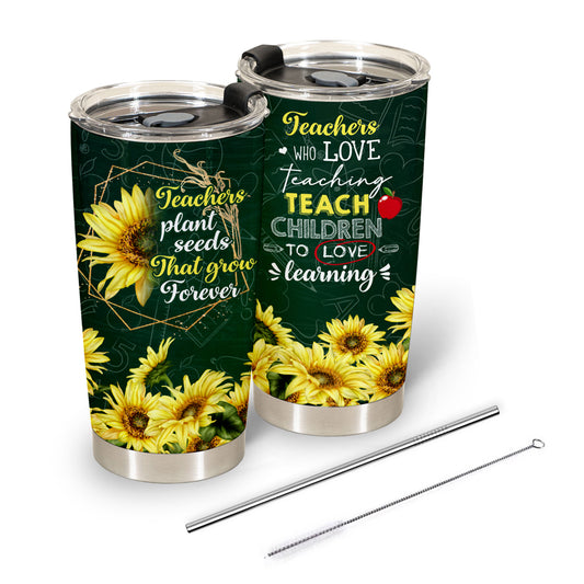 Best Custom Teacher 20oz Tumbler With Lid and Straw - Cute Idea for Appreciation Week, Virtual Teaching, Best, Valentines Day 4 1658135365567.jpg