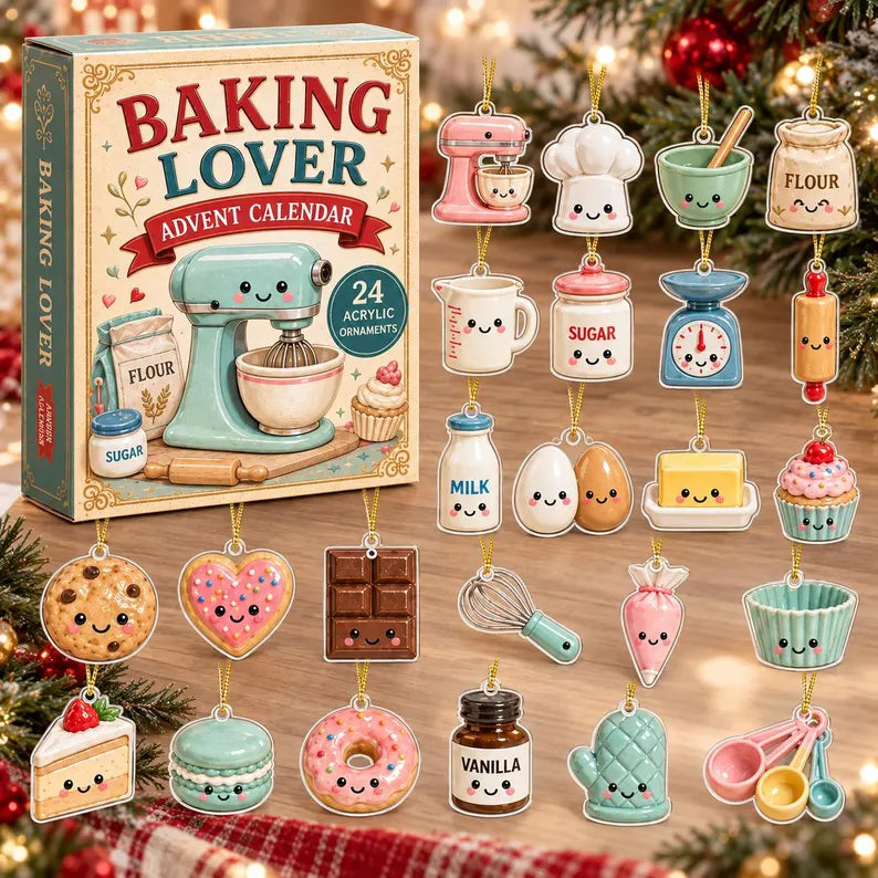Baking Advent Calendar 2026, 24 Days Advent Calendar, 24 Acrylic Baking Ornaments, Baker Gift, Baking Lover Gift, Christmas Kitchen Decor 16606dc4-9e57-4f4c-a534-26b04ba67023--egqaw3rqwfkyuokluil-oi-1-.webp