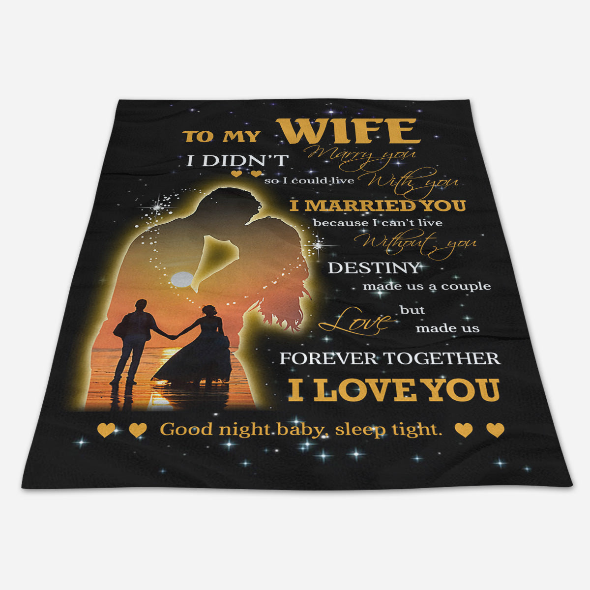 Gift For Wife Blanket, To My Wife Love Made Us Forever Together I Love U 1661845561548.jpg