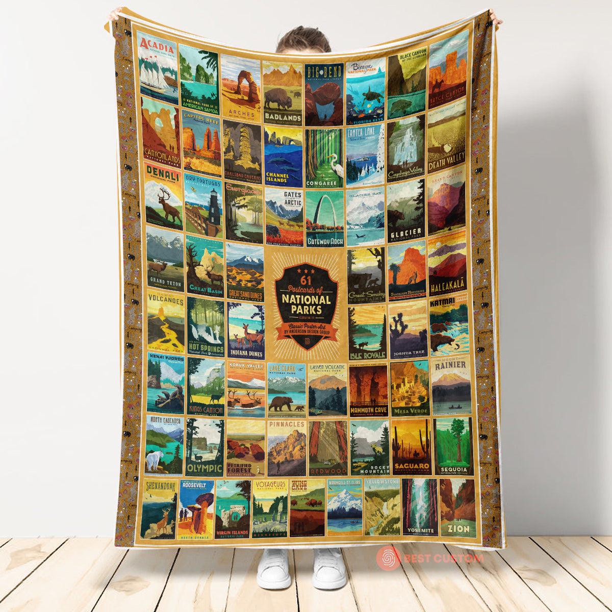 American National Parks Fleece Blanket 1663569757105.jpg