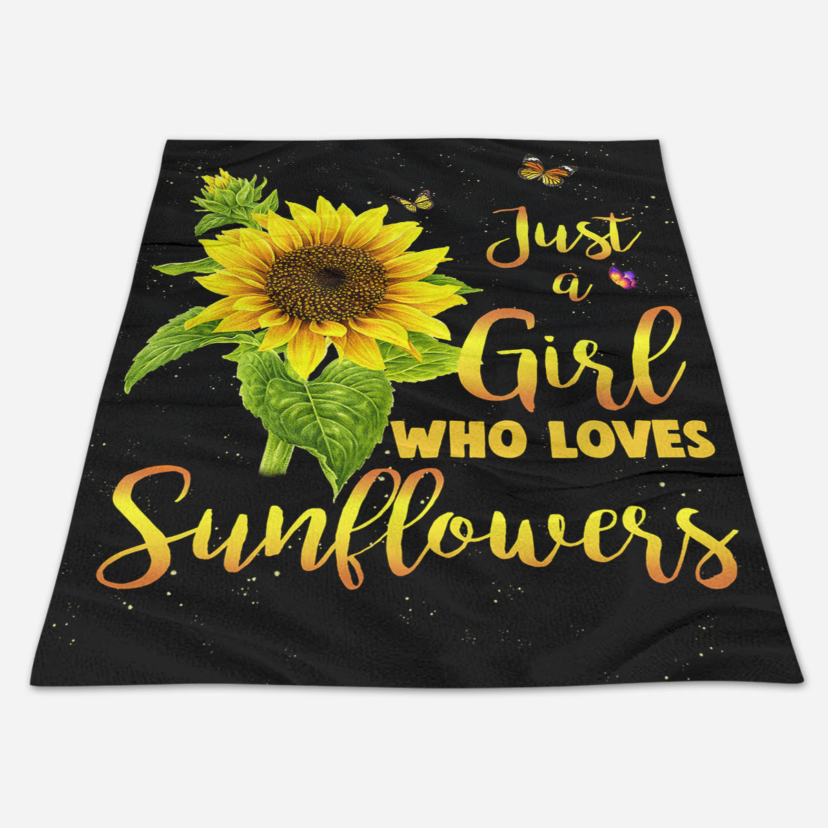 Sunflower Blanket, Just A Girl Who Loves Sunflower 1663570101828.jpg