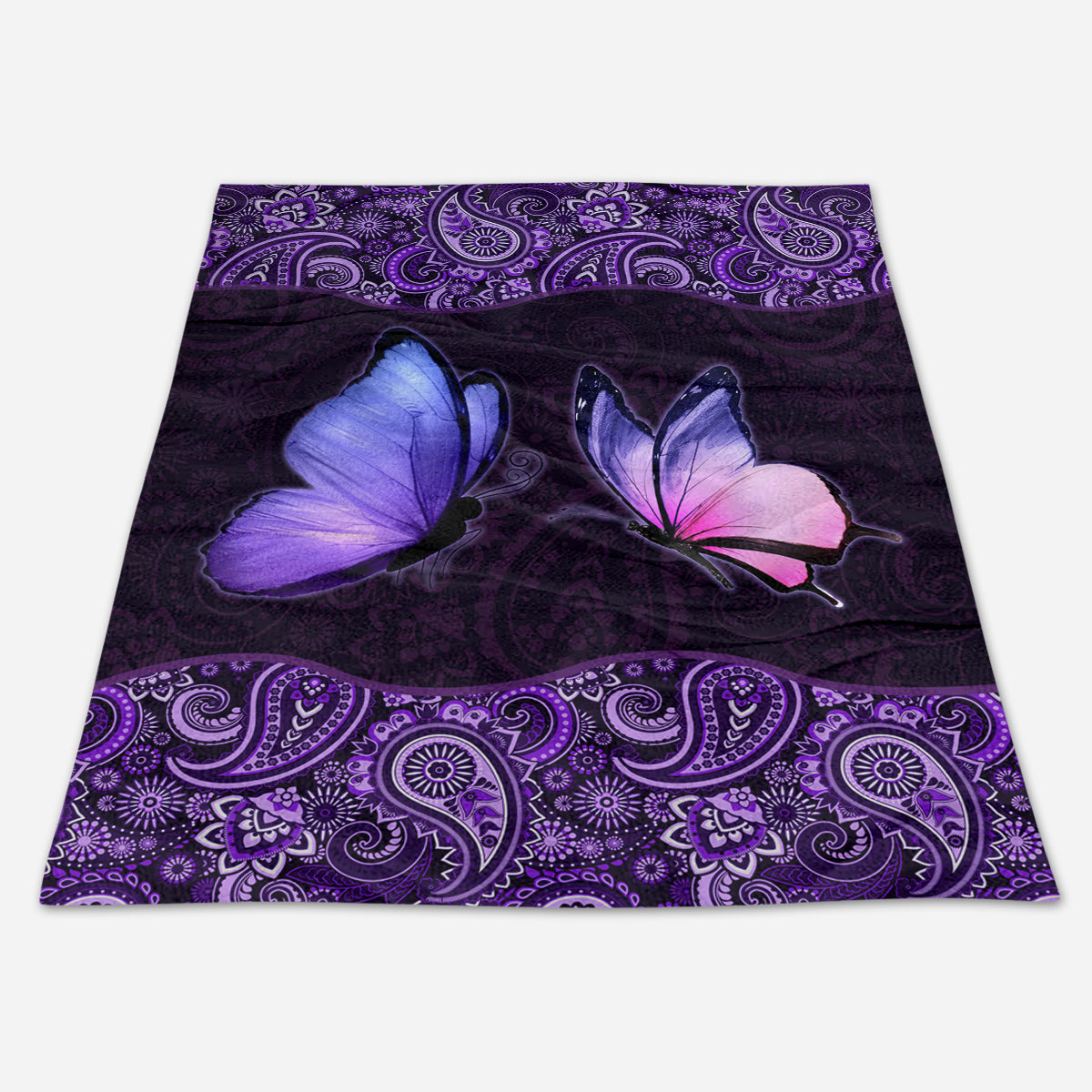 Purple Butterfly Blanket Gift For Butterfly Lover, Gift For Girl Women Birthday Gift Home Decor Bedding Couch Sofa Soft And Comfy Cozy 1663669086567.jpg