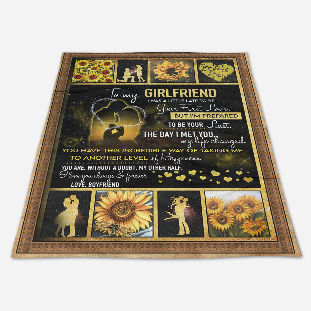 Best Valentine Gift For Girlfriend, Sunflower To My Girlfriend I Love You 1664527968521.jpg