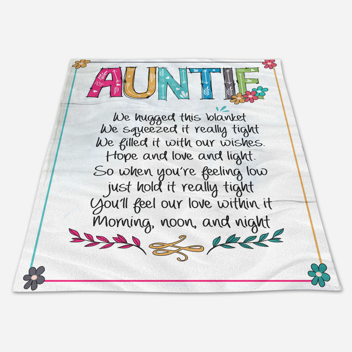 Gift For Aunt Blanket, Auntie We Hugged 1664529484449.jpg