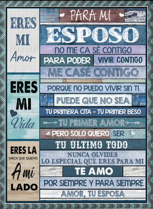 Best Valentine Gift For Husband Blanket Spanish Ver , To Husband Your Last Everything Fleece Blanket 1665396365276.png