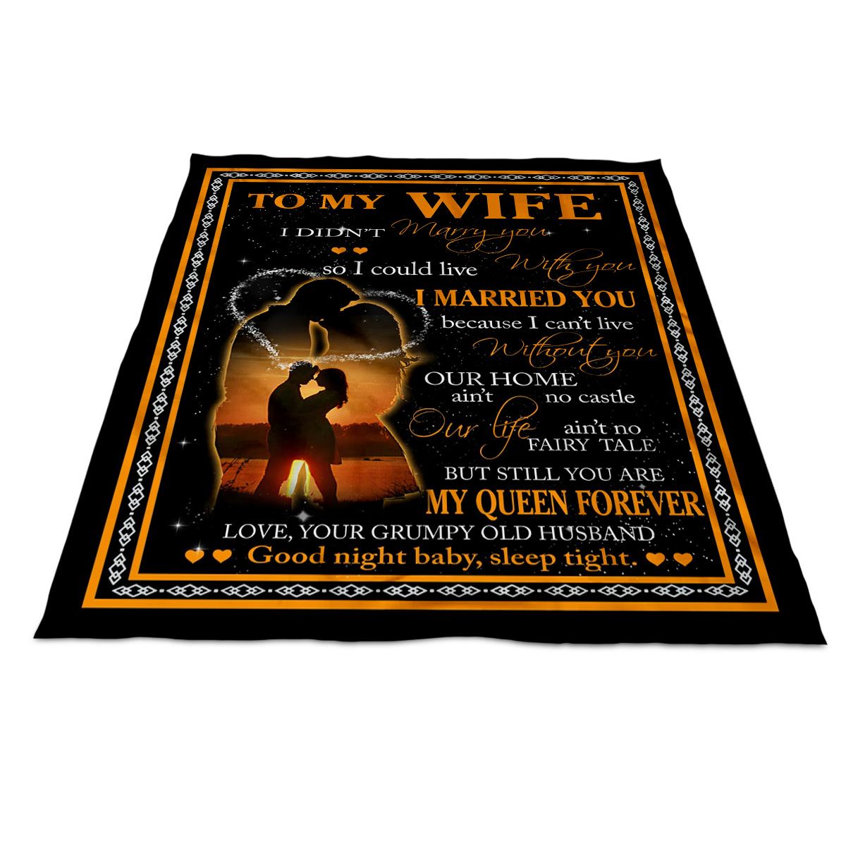 Gift For Wife Blanket, To My Wife Still You Are My Queen Forever Fleece Blanket 1666322491367.jpg