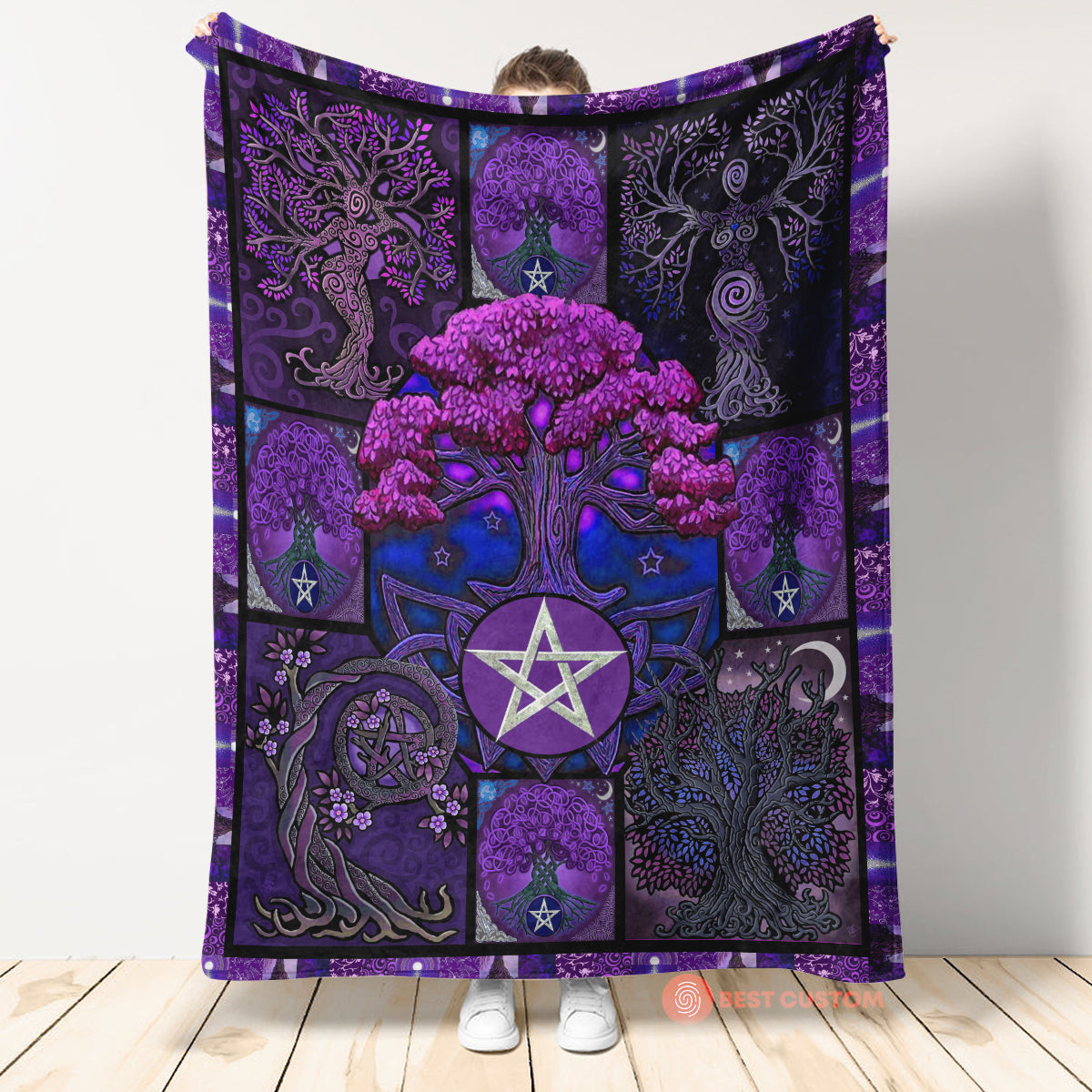 Tree Of Life Purple Quilt Blanket Gift For Friend Family Home Decor Bedding Couch Sofa Soft And Comfy Cozy 1666584767606.jpg