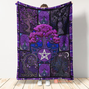 Tree Of Life Purple Quilt Blanket Gift For Friend Family Home Decor Bedding Couch Sofa Soft And Comfy Cozy 1666584767606.jpg