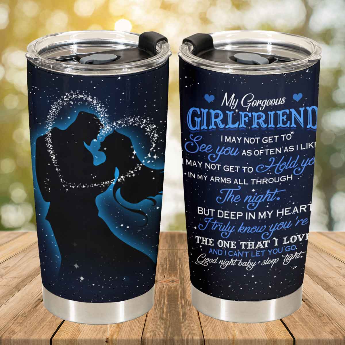 Gift For Girlfriend Tumbler, My Gorgeous Girlfriend I May Not Get To See You As Often As I Like Love From Boyfriend 1666688320599.jpg