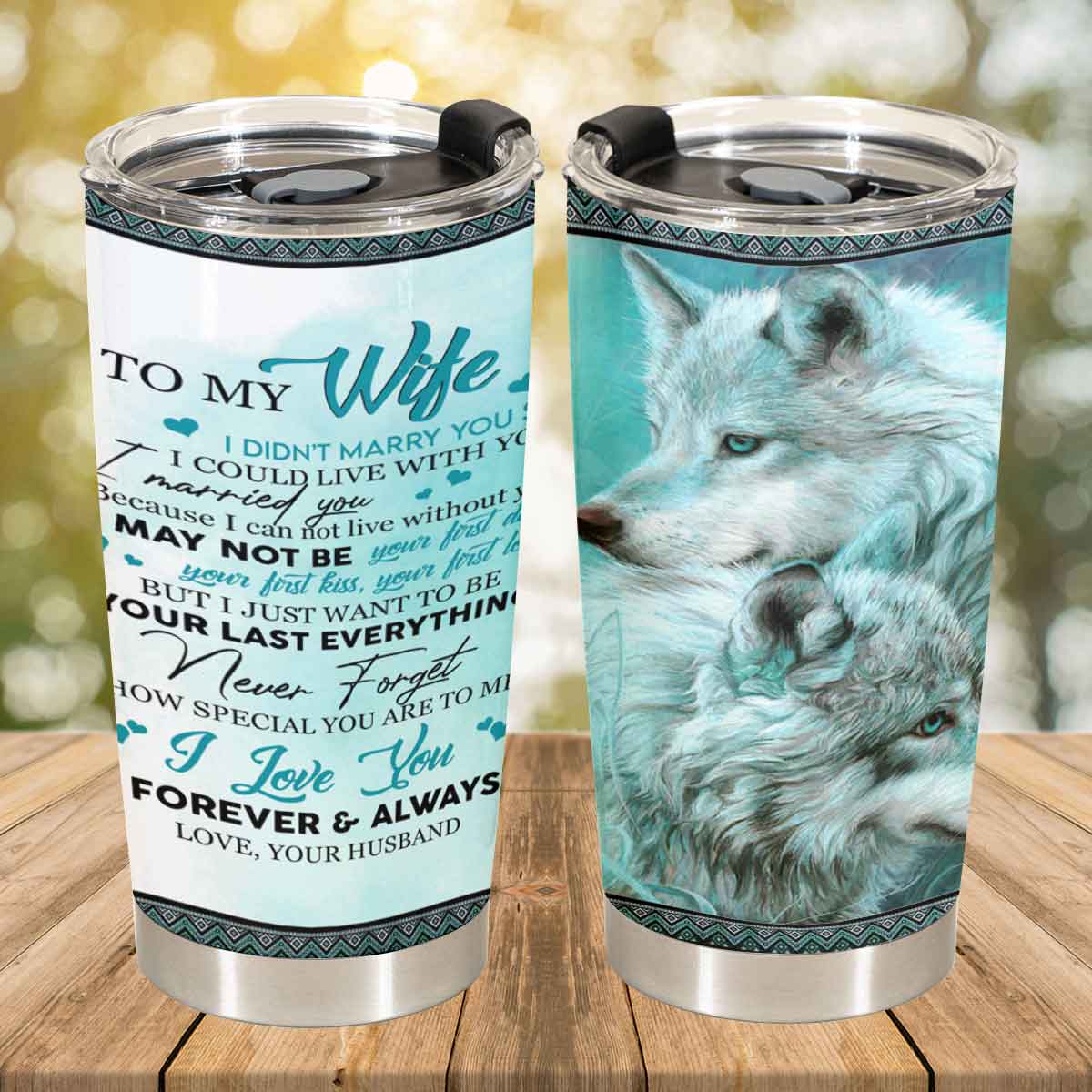 Gift For Wife Tumbler, Wolf To My Wife Never Forget How Special You Are To Me - Love From Husband 1667284974185.jpg