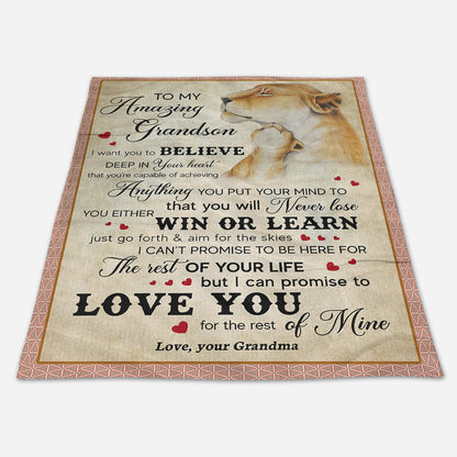 Grandpa To Granddaughter You Will Always Be Fleece Blanket - Quilt Blanket 1668415021485.jpg