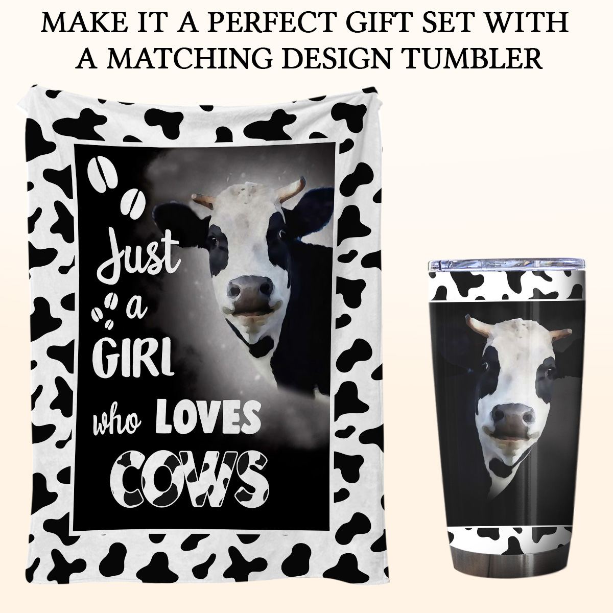 Cow Blanket, Just A Girl Who Loves Cow, Cow Lovers 1668573505823_e9b725fa-9948-409b-953d-ae085e6c50ff.jpg