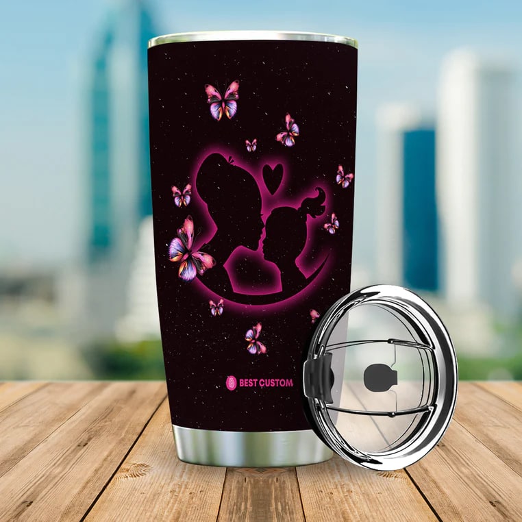 Gift For Sister Tumbler, Butterfly To My Sister Never Feel That You Are Alone 1671702495444.jpg