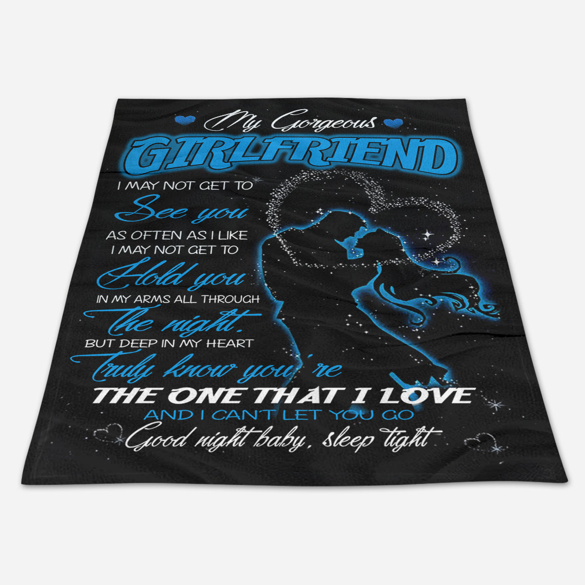 Best Valentine Gift For Girlfriend, The One That I Love And I Can't Let You Go. Gift For Girlfriend From Boyfriend Home Decor Bedding Couch Sofa Soft And Comfy Cozy 1672998807258.jpg