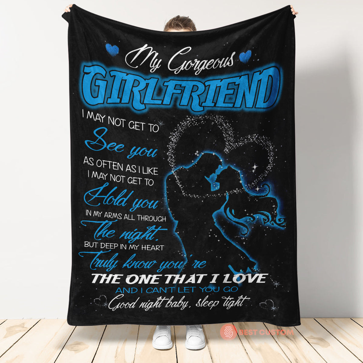 Best Valentine Gift For Girlfriend, The One That I Love And I Can't Let You Go. Gift For Girlfriend From Boyfriend Home Decor Bedding Couch Sofa Soft And Comfy Cozy 1672998808064.jpg