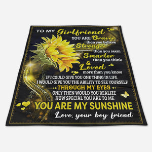 Best Valentine Gift For Girlfriend, You Are Braver Than You Believe Stronger. Gift For Girlfriend Family Home Decor Bedding Couch Sofa Soft And Comfy Cozy 1673142932849.jpg