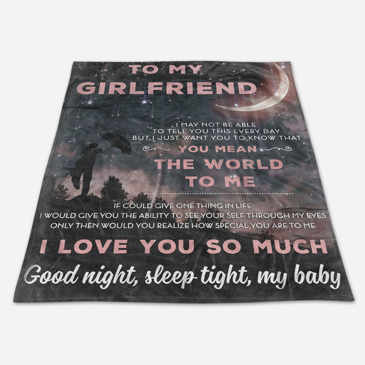 Best Valentine Gift For Girlfriend, You Mean The World To Me Blanket Girlfriend Couple Family Home Decor Bedding Couch Sofa Soft And Comfy Cozy 1673250103649.jpg
