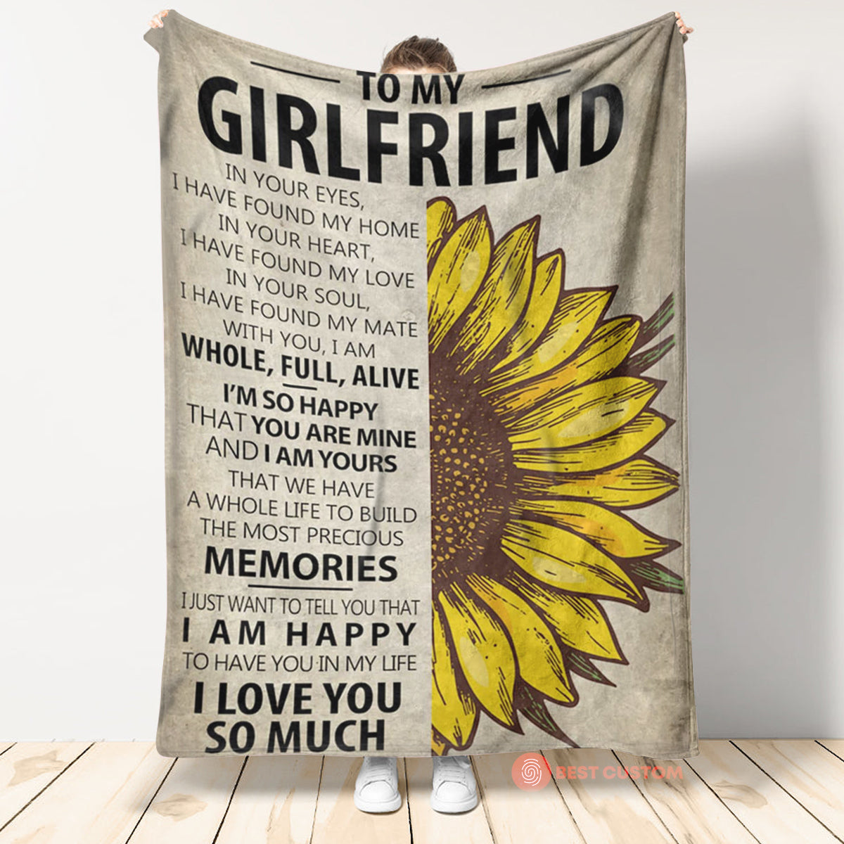 Best Valentine Gift For Girlfriend, I Am Happy To Have You In My Life. I Love You So Much. Gift For Girlfriend From Boyfriend Home Decor Bedding Couch Sofa Soft And Comfy Cozy 1673250687482.jpg