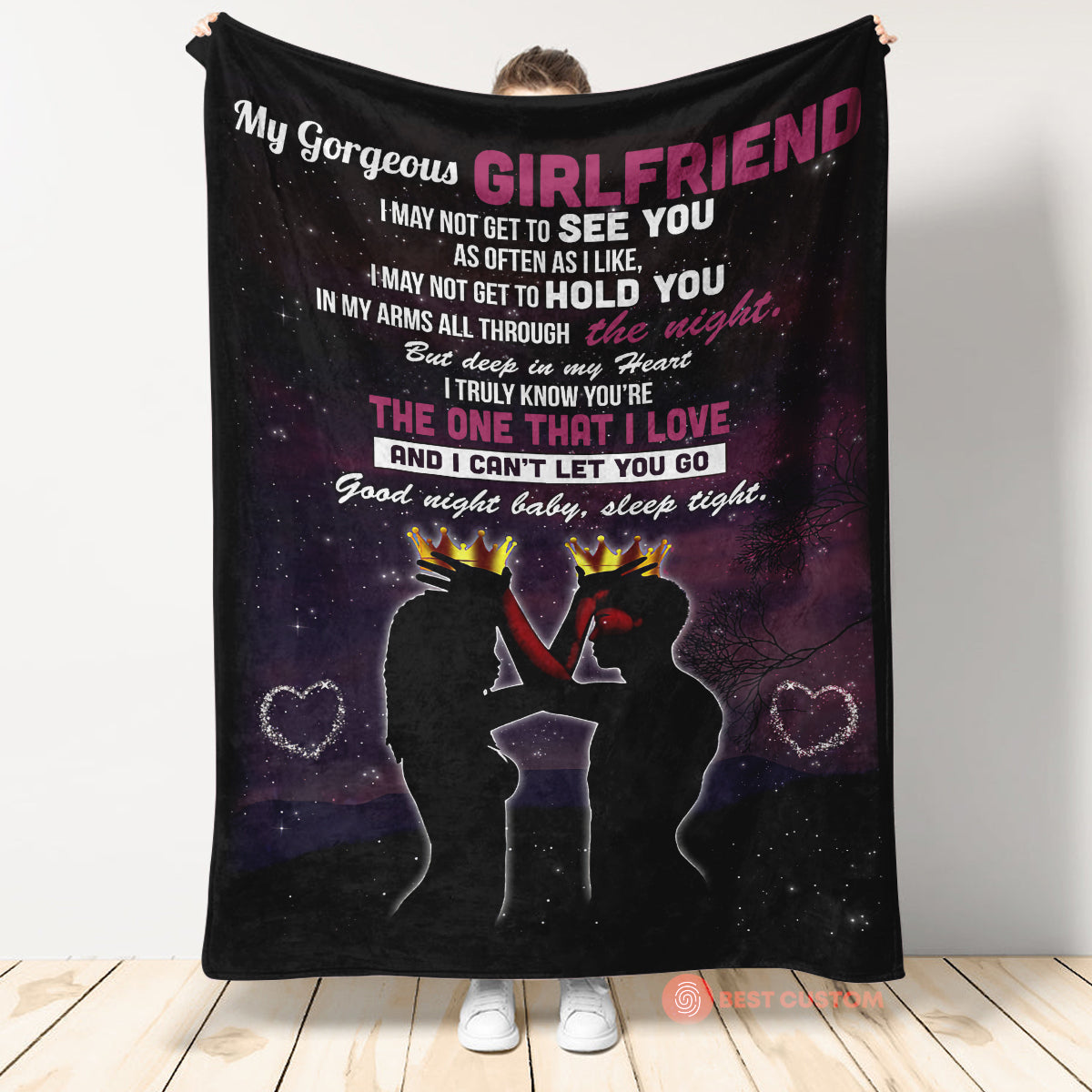 Best Valentine Gift For Girlfriend, See You Hold You To My Gorgeous Girl Friend Fleece Blanket - Quilt Blanket 1673257360448.jpg