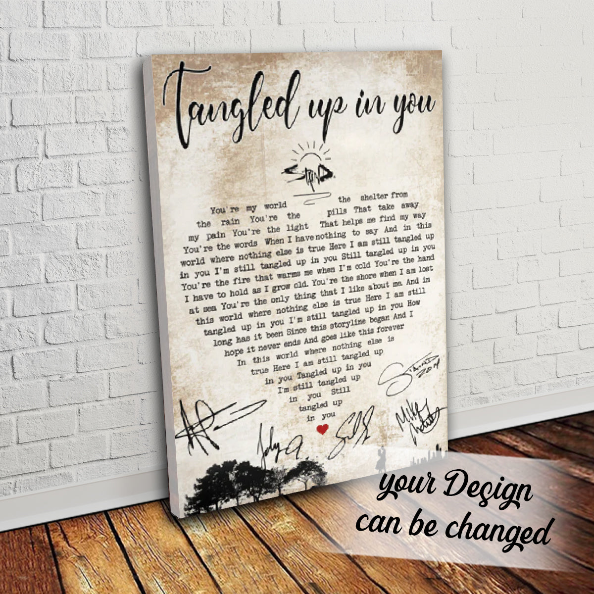 Gift For Couple Portrait Canvas Tangled Up In You Boyfriend Girlfriend Home Decor Wall Art Visual Art 1673505773339.jpg