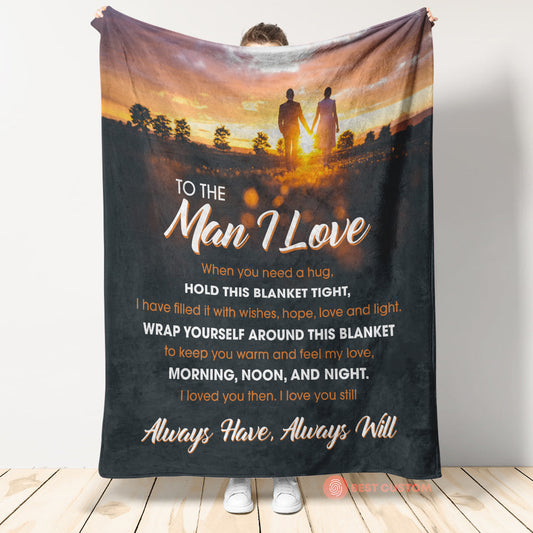 Best Valentine Gift For Boyfriend, I Love You Then I Love You Still Fleece Blanket - Quilt Blanket, Valentine Gift, Love From Girlfriend 1673601016200.jpg