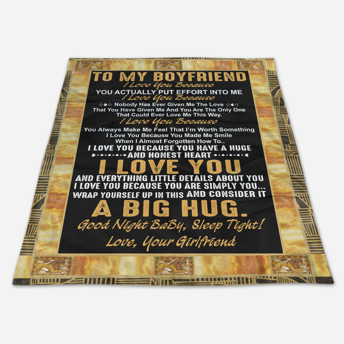 Best Valentine Gift For Boyfriend, I Love You A Big Hug Gift From Girlfriend Fleece Blanket 1673601158752.jpg