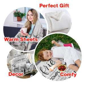 Best Valentine Gift For Boyfriend, Fleece Blanket, I found my missing piece You Complete Me Gift For Boyfriend From Girlfriend Birthday Gift Home Decor Bedding Couch Sofa Soft And Comfy Cozy 1673601839593.jpg