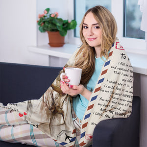 To My Boyfriend I Love You Forever And Always , Couple Fleece Blanket, Birthday Gift, Christmas Gift, Gift For Couple, Birthday For Couple, Gift For Boyfriend, From Girlfriend To Boyfriend 1673601998841.jpg