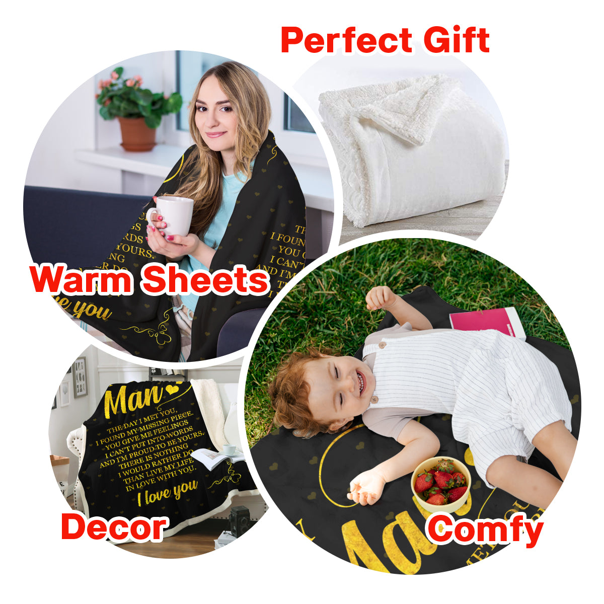 Best Valentine Gift For Boyfriend, To My Man The Day I Met You I Found My Missing Piece Live My Life In Love With You 1673602605434.jpg