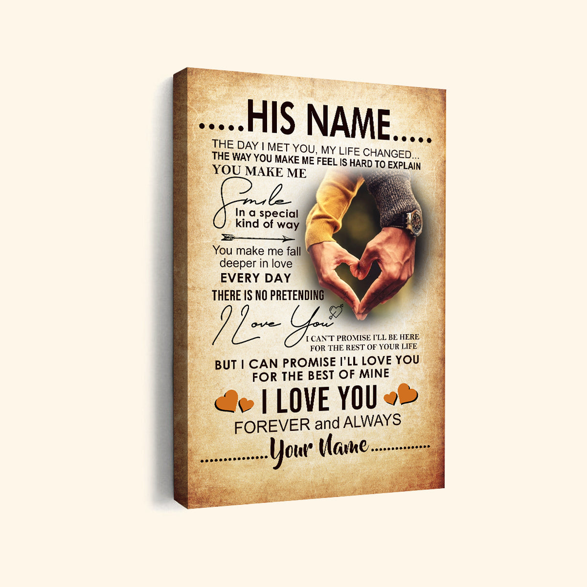 Best Valentine Gift For Boyfriend, Canvas Gift For Boyfriend Day I Met You My Life Changed 1673603413907.jpg