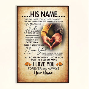 Best Valentine Gift For Boyfriend, Canvas Gift For Boyfriend Day I Met You My Life Changed 1673603414321.jpg