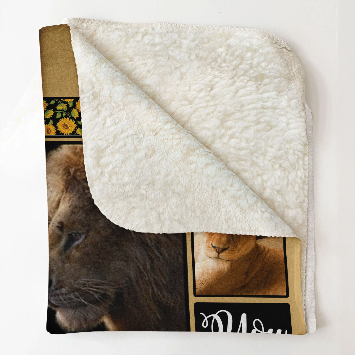 Best Valentine Gift For Husband Blanket, Wife To Husband You Are My Sunshine Lion Fleece Blanket 1673604928564.jpg