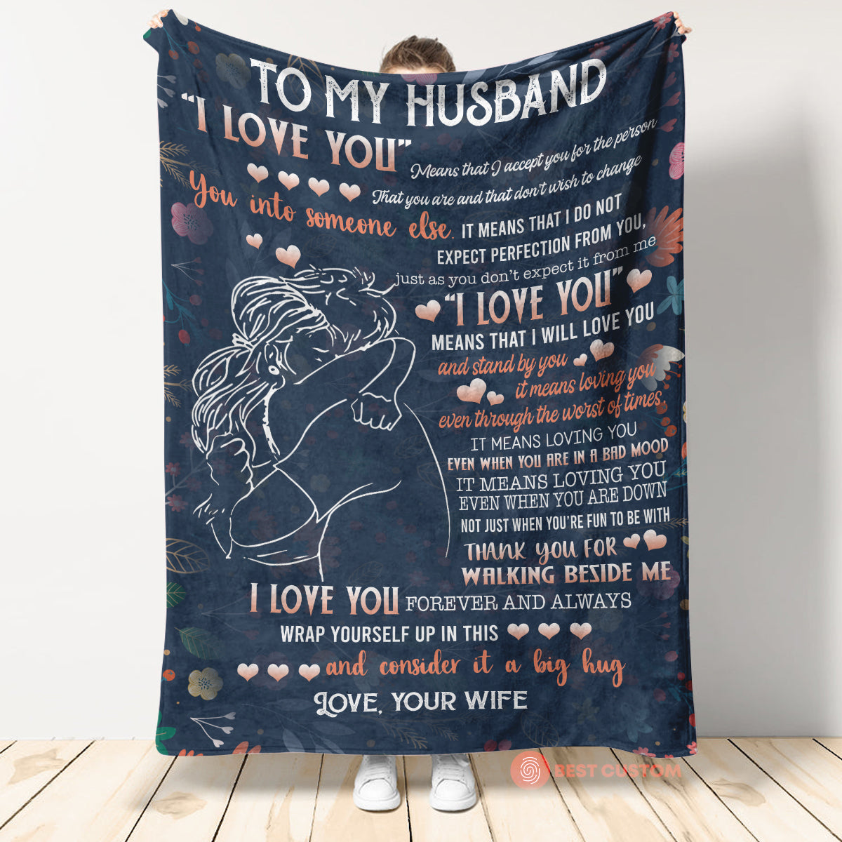 Best Valentine Gift For Husband, I Love You Blanket Gift For Him Husband Birthday Gift Home Decor Bedding Couch Sofa Soft and Comfy Cozy 1673669313850.jpg
