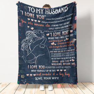 Best Valentine Gift For Husband, I Love You Blanket Gift For Him Husband Birthday Gift Home Decor Bedding Couch Sofa Soft and Comfy Cozy 1673669313850.jpg