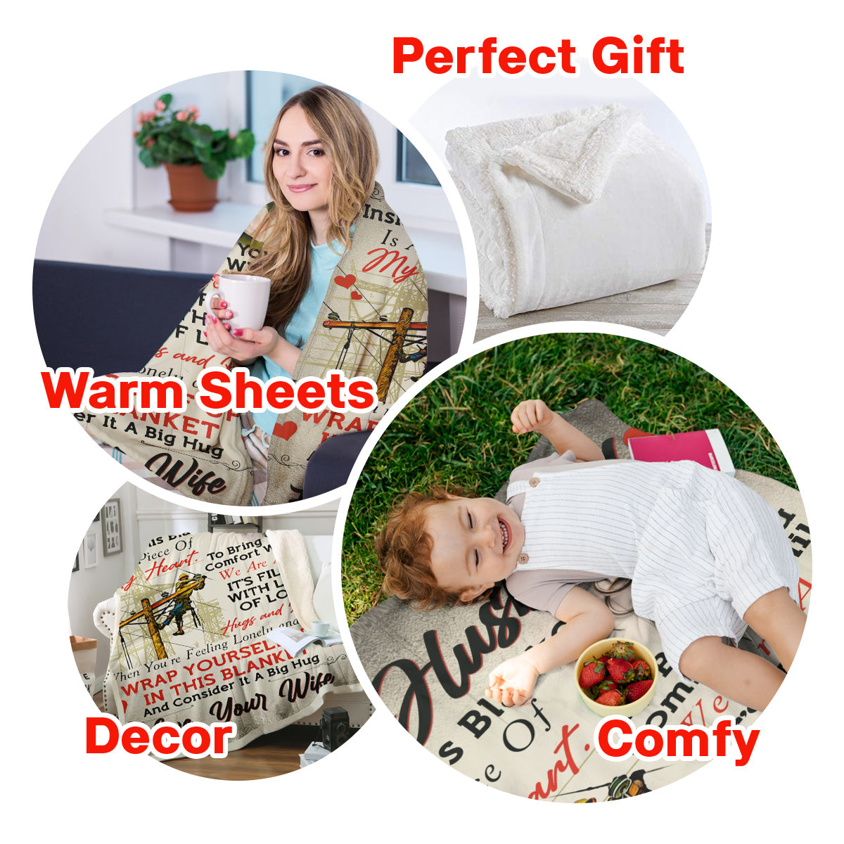 Best Valentine Gift For Husband, Lineman Premium Fleece Blanket - Quilt Blanket 1673669418455.jpg
