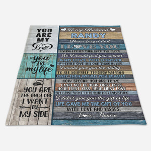 Best Valentine Gift For Husband, To My Husband Never Forget That I Love You Fleece Blanket Gift For Husband From Wife Birthday Gift Home Decor Bedding Couch Sofa Soft 1673670089354.jpg