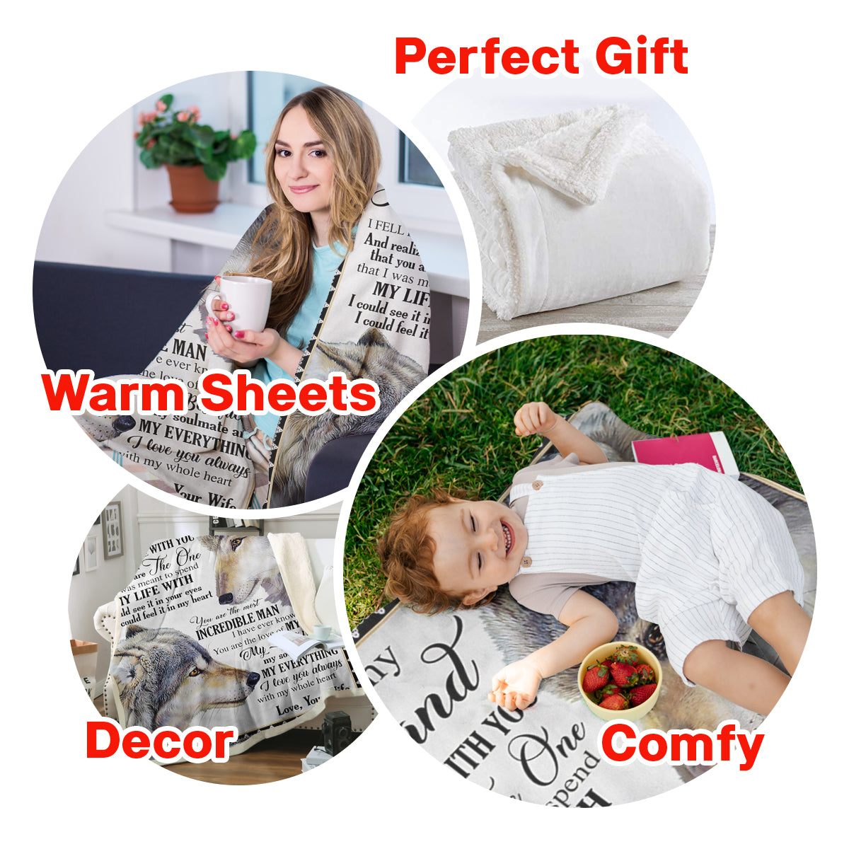 Best Valentine Gift For Husband, Wolf To My Husband I Love You Always With My Whole Heart,fleece Blanket,gift For Husband Home Decor Bedding Couch Sofa Soft And Comfy Cozy 1673670242893.jpg
