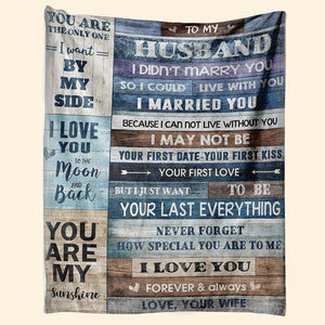 Best Valentine Gift For Husband Blanket, Fleece Blankets, Your First Love.gift For Husband Family Home Decor Bedding Couch Sofa Soft And Comfy Cozy 1673670339742.jpg