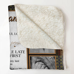 Best Valentine Gift For Husband, To My Husband Hand In Hand You Complete Me Gift From Wife Fleece Blanket - Quilt Blanket 1673671090962.jpg