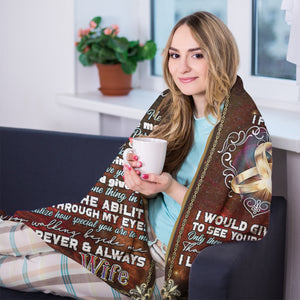 Gift For Husband Blanket The Day I Met You I Found My Missing Piece Ring Couple Home Decor Bedding Couch Sofa Soft And Comfy Cozy 1673671235940.jpg