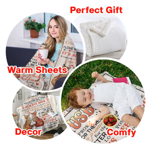 Best Valentine Gift For Husband Fox, For The Rest Of Your Life,fleece Blanket,gift For Husband Home Decor Bedding Couch Sofa Soft And Comfy Cozy 1673853309330.jpg