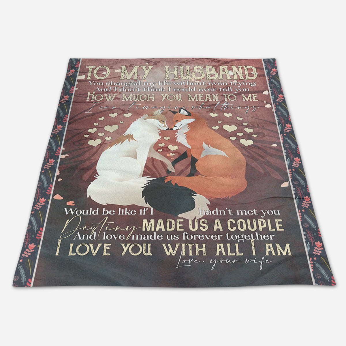 Best Valentine Gift For Husband, Destiny Made Us A Couple And Love Made Us Forever Together.gift For Husband Family Home Decor Bedding Couch Sofa Soft And Comfy Cozy 1673853786311.jpg