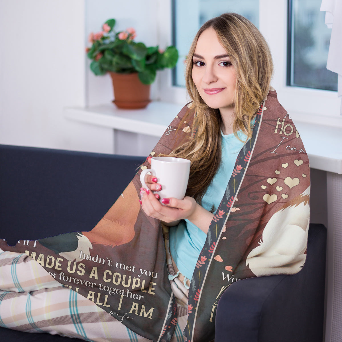 Best Valentine Gift For Husband, Destiny Made Us A Couple And Love Made Us Forever Together.gift For Husband Family Home Decor Bedding Couch Sofa Soft And Comfy Cozy 1673853786406.jpg