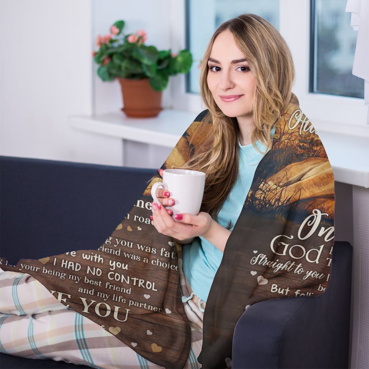 Best Valentine Gift For Husband, To My Husband Thank For Your Being My Best Friend Lions Art Fleece Blanket 1673853976571.jpg