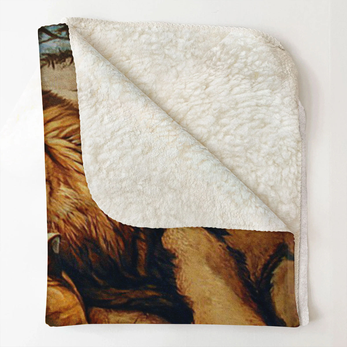 Best Valentine Gift For Husband, To My Husband Thank For Your Being My Best Friend Lions Art Fleece Blanket 1673853976657.jpg