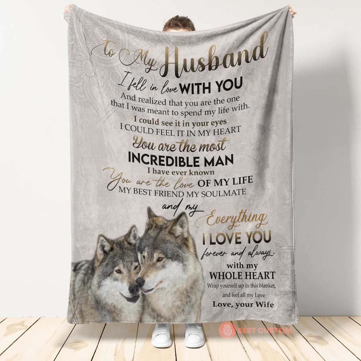 Best Valentine Gift For Husband, The Day I Met You I Have Found The One Whom My Soul Loves Gift From Wife Fleece Blanket - Quilt Blanket 1673855685455.jpg