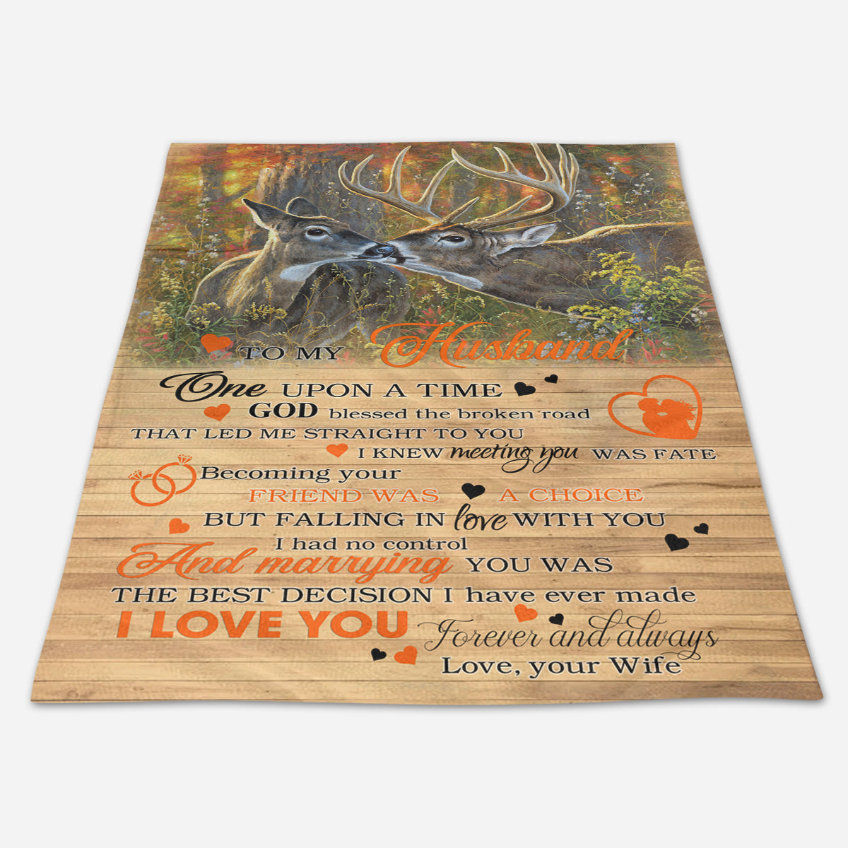 Best Valentine Gift For Husband Blanket, To My Husband I Love You Forever And Always Fleece Blanket 1673861616944.jpg